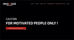 Desktop Screenshot of crossfitliege.com